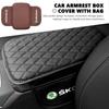 Car Armrest Box Pad Auto Protective Armrest Mat Storage Bag Interior Accessory For Skoda octavia a5 a4 mk1 2 fabia superb rapid xknp33