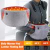 Electric Heating Waist Belts USB Hand Warmer Cold-Proof Hand Waist Warming Pads Soft 3 Level Graphene Heating Winter Warm Tool