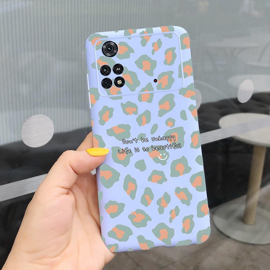 For Xiaomi Poco M4 Pro Case Lovely Pattern Candy Color Phone Case For Poco M 4 M4 Pro 5G 4G PocoM4 Soft Silicone TPU Back Cover