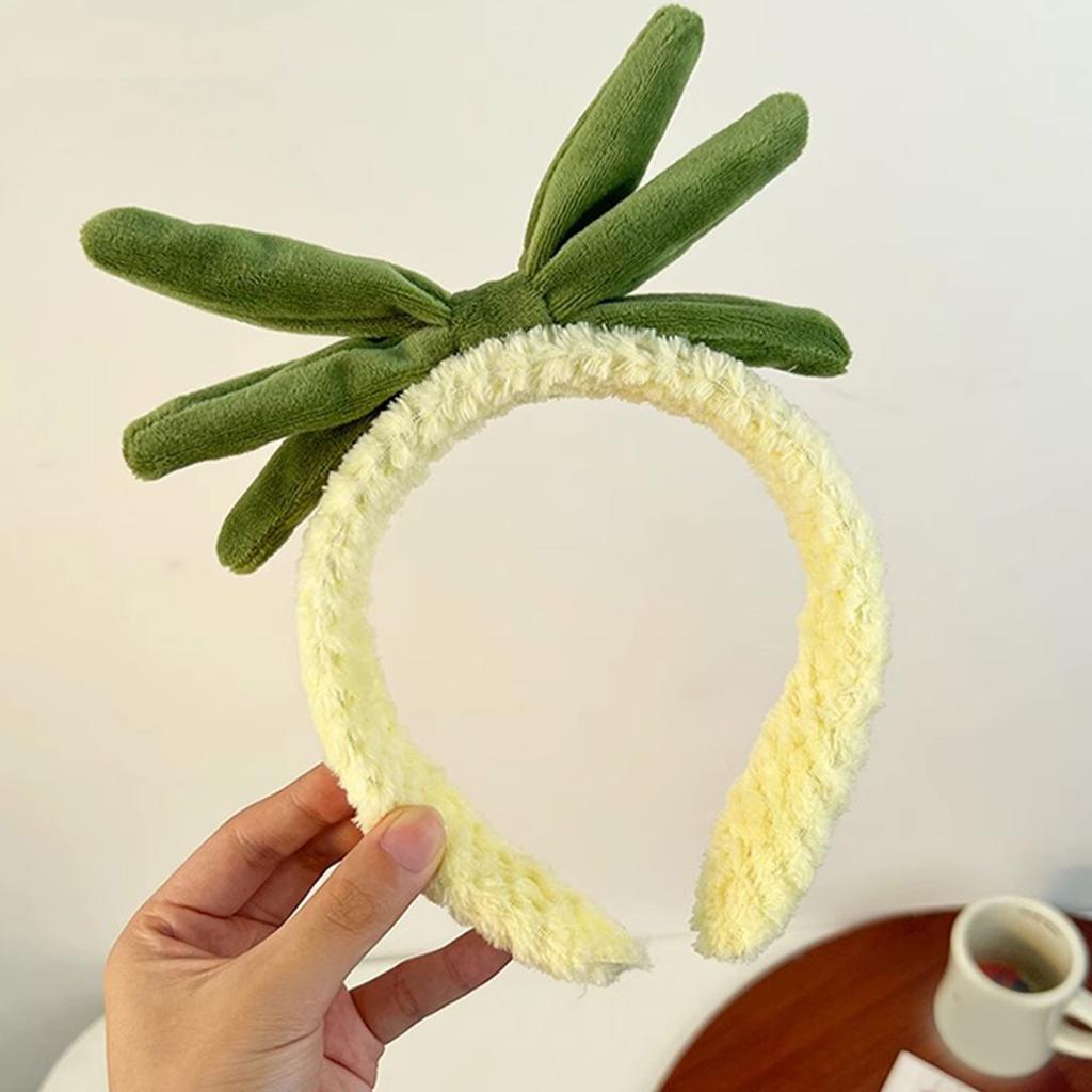 Pineapple Headbands Cosplay Tomato Headwear Hairbands Headwear Makeup Washing Face Hairbands Birthday Party