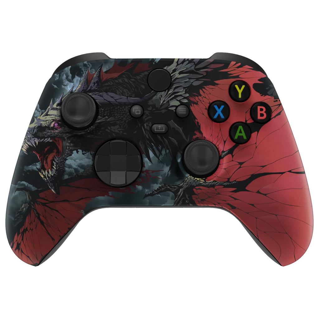 Custom Front Housing Shell for Xbox Series Featuring an Animal Print Design and Faceplates for Xbox Series and Xbox Core Consoles Not eXtremeRate's