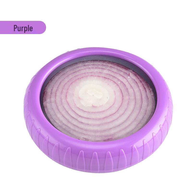 Dual-Sided Silicone Fresh-Keeping Box - Vegetable & Fruit Sealed Refrigerator Storage