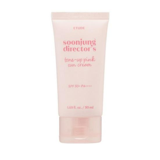 

ETUDE SoonJung Солнцезащитный крем с розовым тоном Director s Pink Tone-Up Sunscreen SPF50+ PA++++ Осветляющий УФ-защита 50 мл