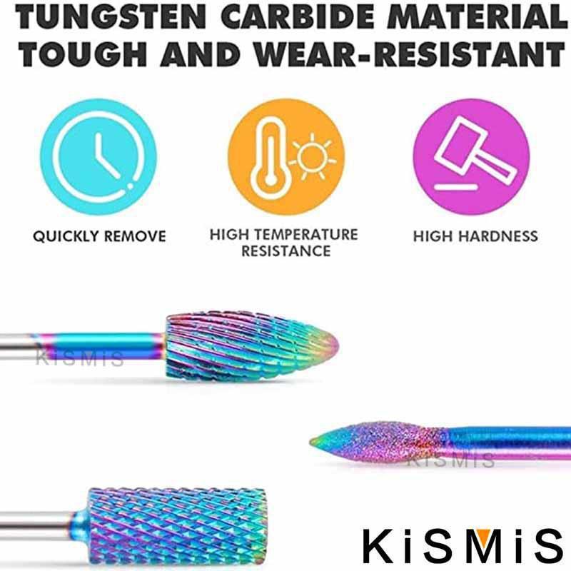 10-teiliges Set Wolframkarbid-Nagelfräser für Maniküre und Pediküre, professionelles Nagelstudio, Heimgebrauch, Nageldesign-Feilenmaschinen-Zubehör