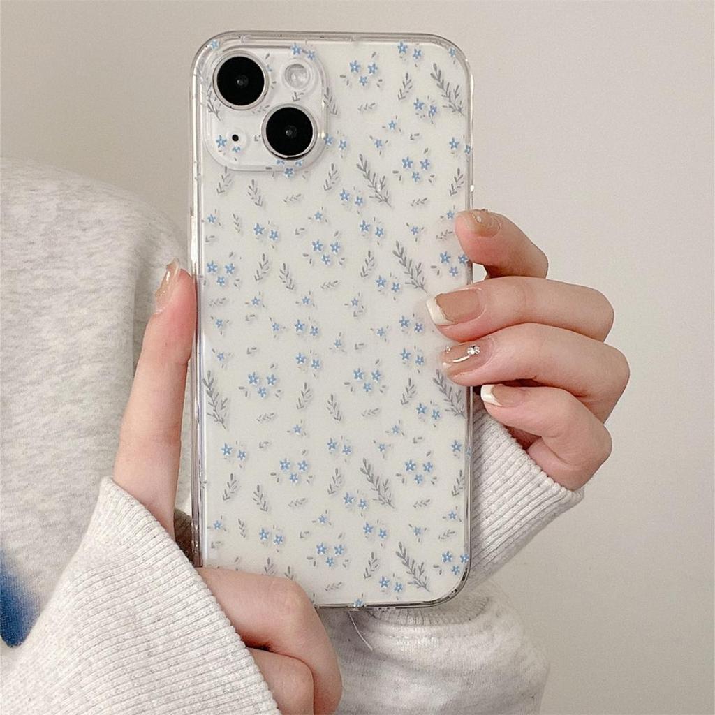 INS Pretty Flowers Clear Soft Tpu Case For Motorola Moto G22 G30 G52 G53 G60 G32 G73 G72 G71 G60S G9 Play Plus EDGE 40 PRO Cover