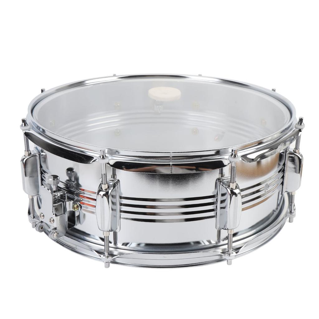 Snare Drum 14,6 x 6 Zoll Transparenter Schultergurt Übungs-Snare Drum für Anfänger für Auftritte
