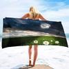 Beach Towel Moon Quick Dry Towel Sand Proof Beach Towels Super Absorbent for Travel Pool Swimming Bath Camping Yoga Gym Sports