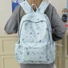 Star Print Women's Backpack Large Capacity Student Schoolbag