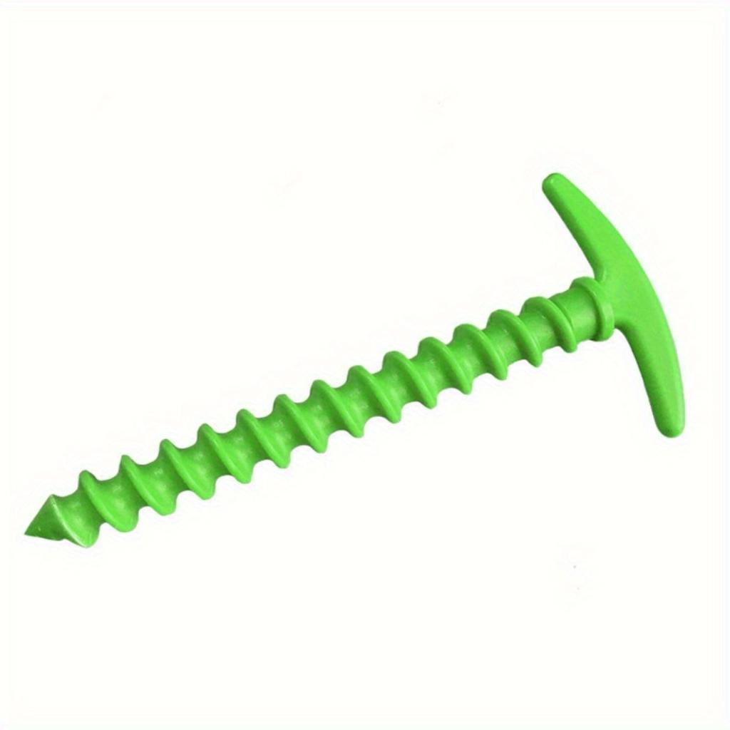5/10pcs Nylon Plastic Screws Spiral Tent Piles Outdoor Hiking Camping Sunshadetravel Bag Tentand Canopy Accessories