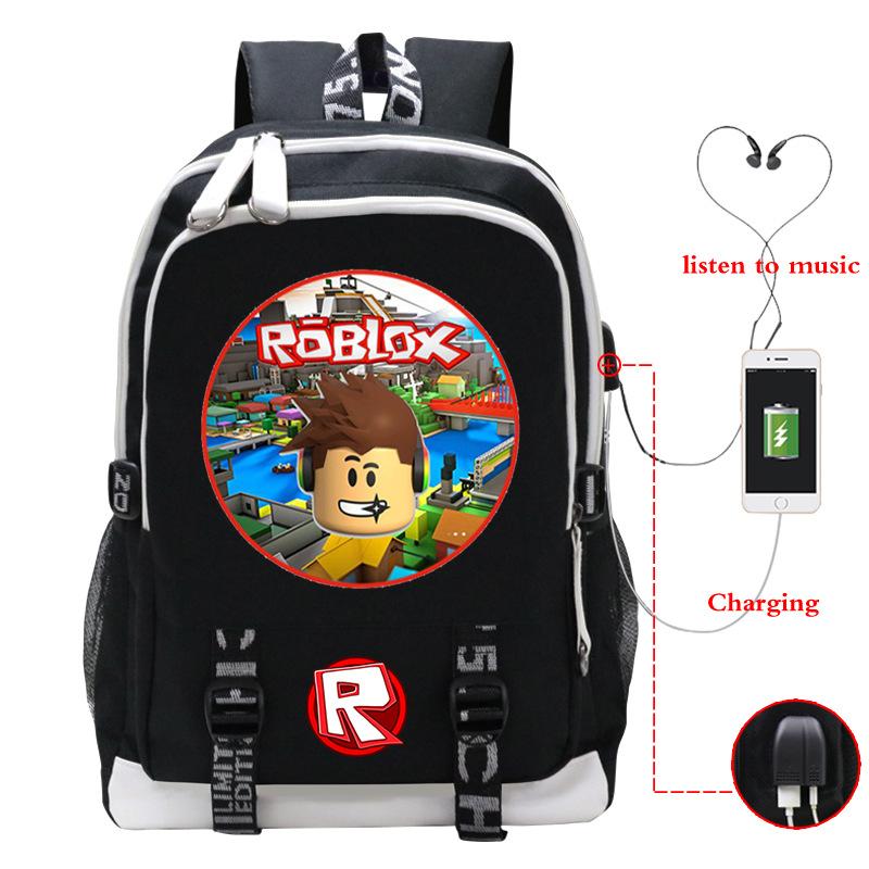 Game Merchandise Printed Backpack Usb Port Multifunctional Computer Bag