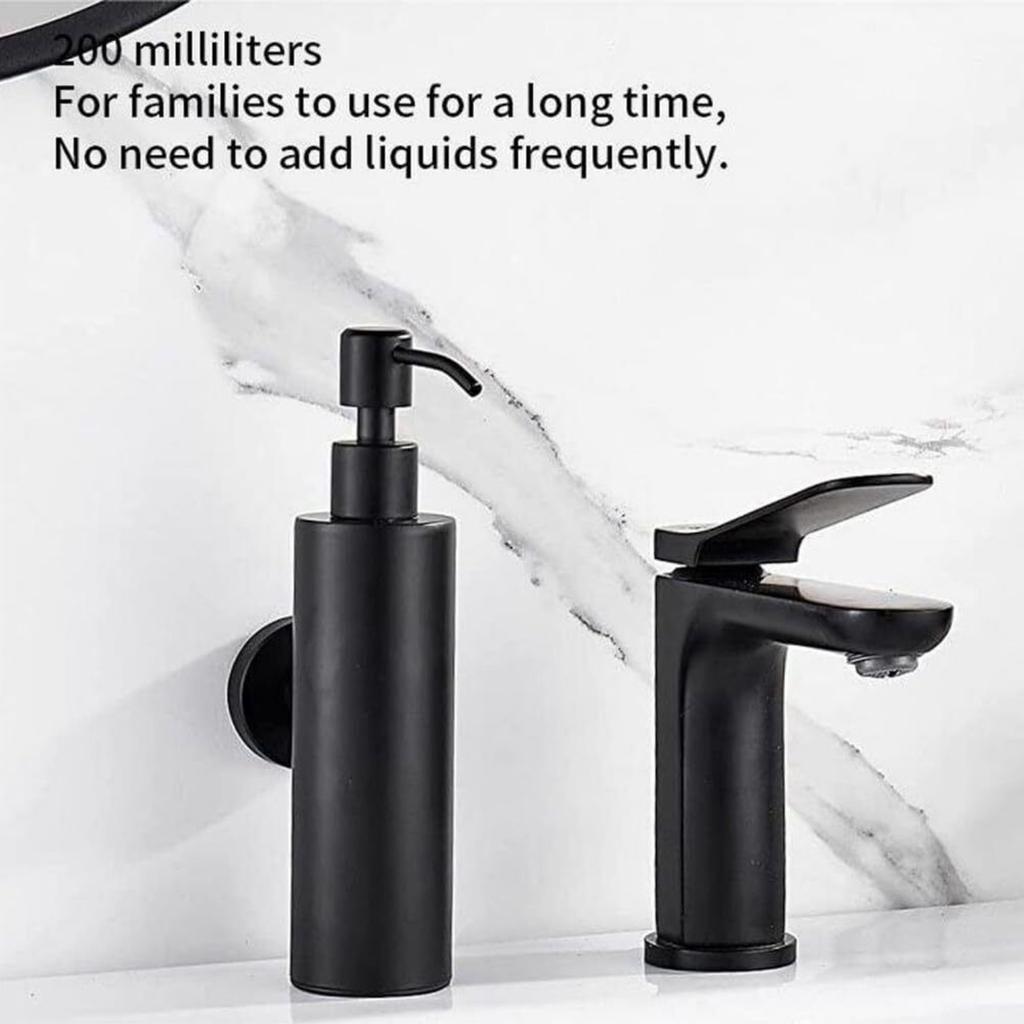Shower Shampoo Dispenser, Stainless Steel Liquid Soap Dispenser, Bathroom Wall