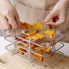 ZISIZ 304 Stainless Steel 3-Tier Square Air Fryer Rack