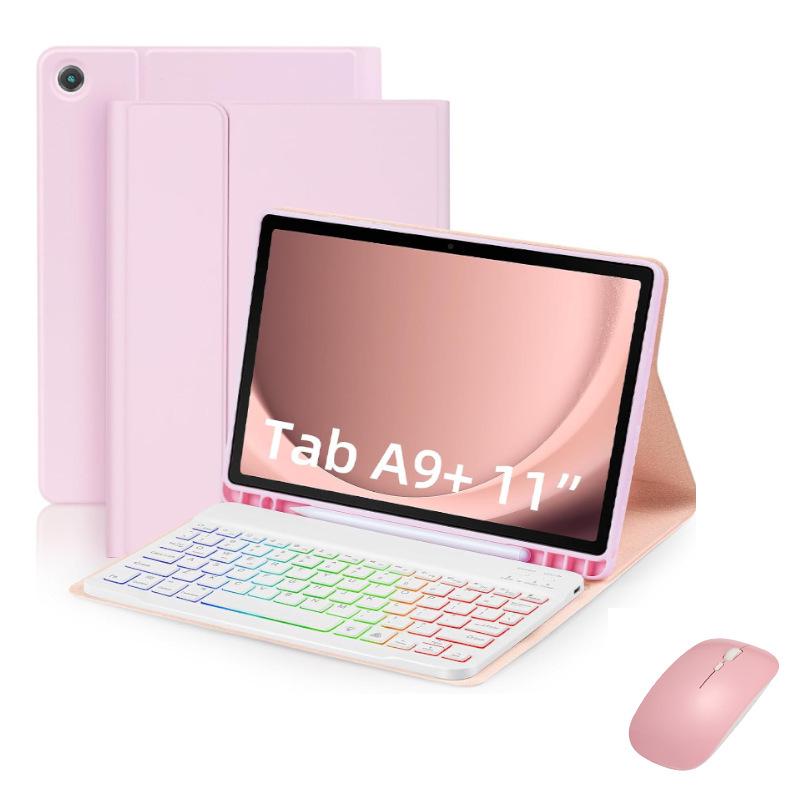 Husă cu tastatură Bluetooth pentru tabletă Samsung A9Plus10FE+ și bară mouse spaniolă