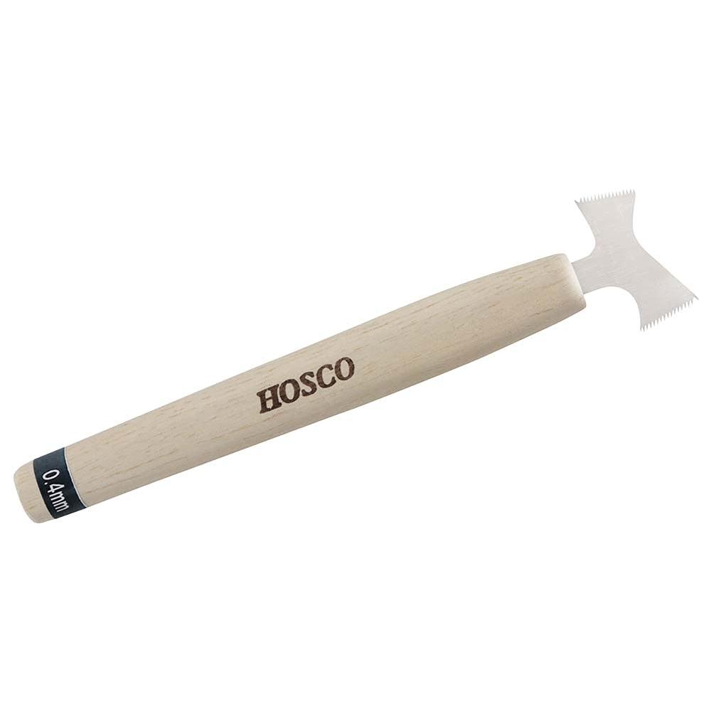HOSCO Luthiers Dual-Edge Fret Slot Cleaning Saw 0.40mm Blade Thickness TL-H-SCSWD04 for Guitar Repair