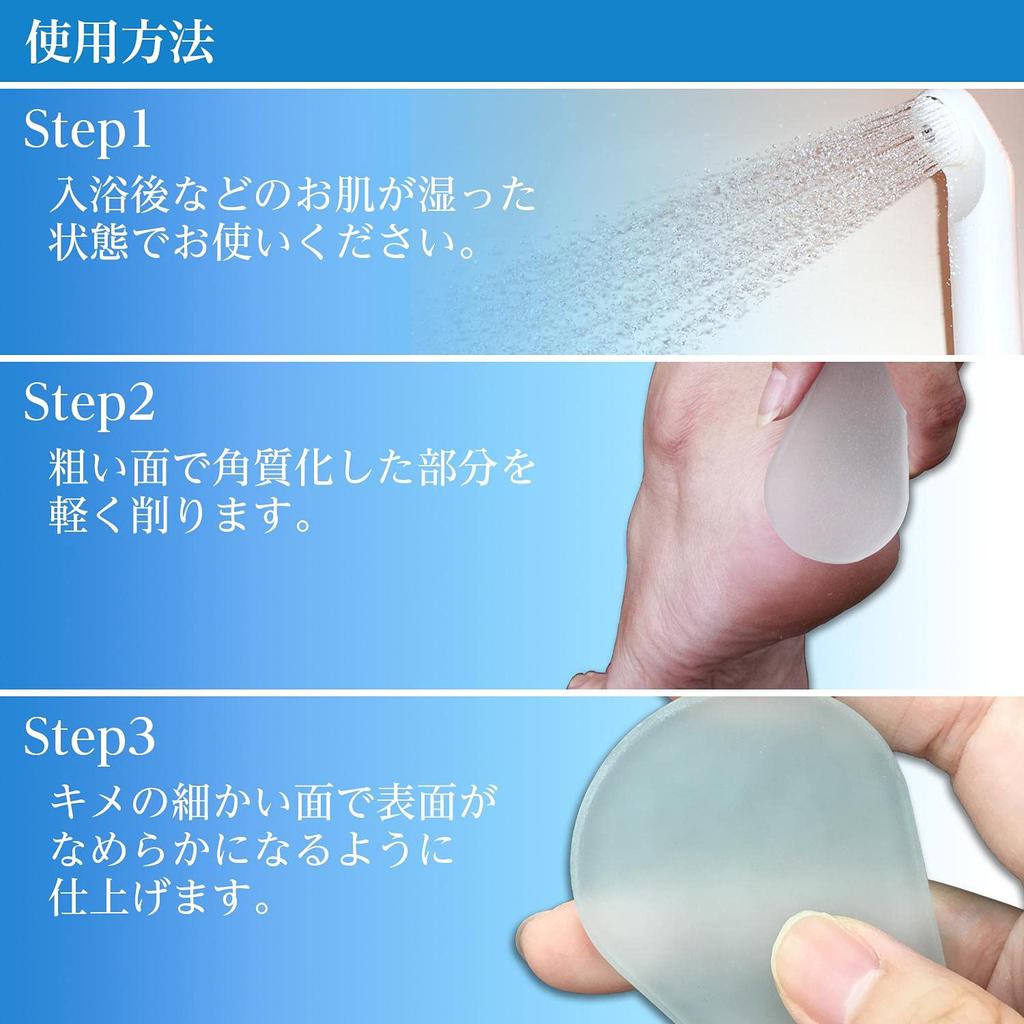 Comolife NudiFeet Glass Heel Heel Heel Heel Callus Special Case Gentle On Smooth Drop Smooth Feet In Czech Double-Sided File, File, Care, Removal,