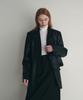 Loeil Oversized Single Leather Jacket - Black