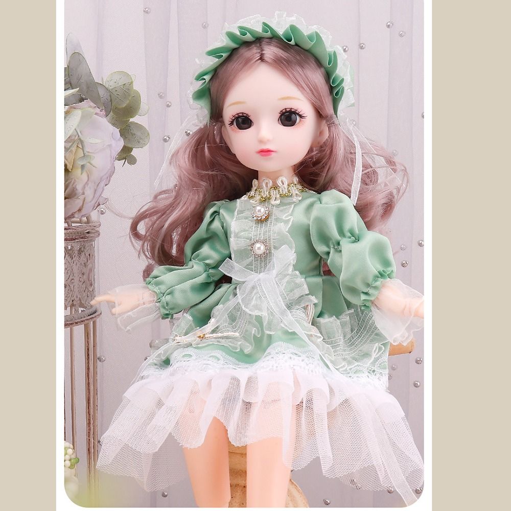 with Clothes Full Set 1/6 BJD Doll Brown Eyed Girls Toy Gift 30CM 23 Movable Jointed Dolls Girls