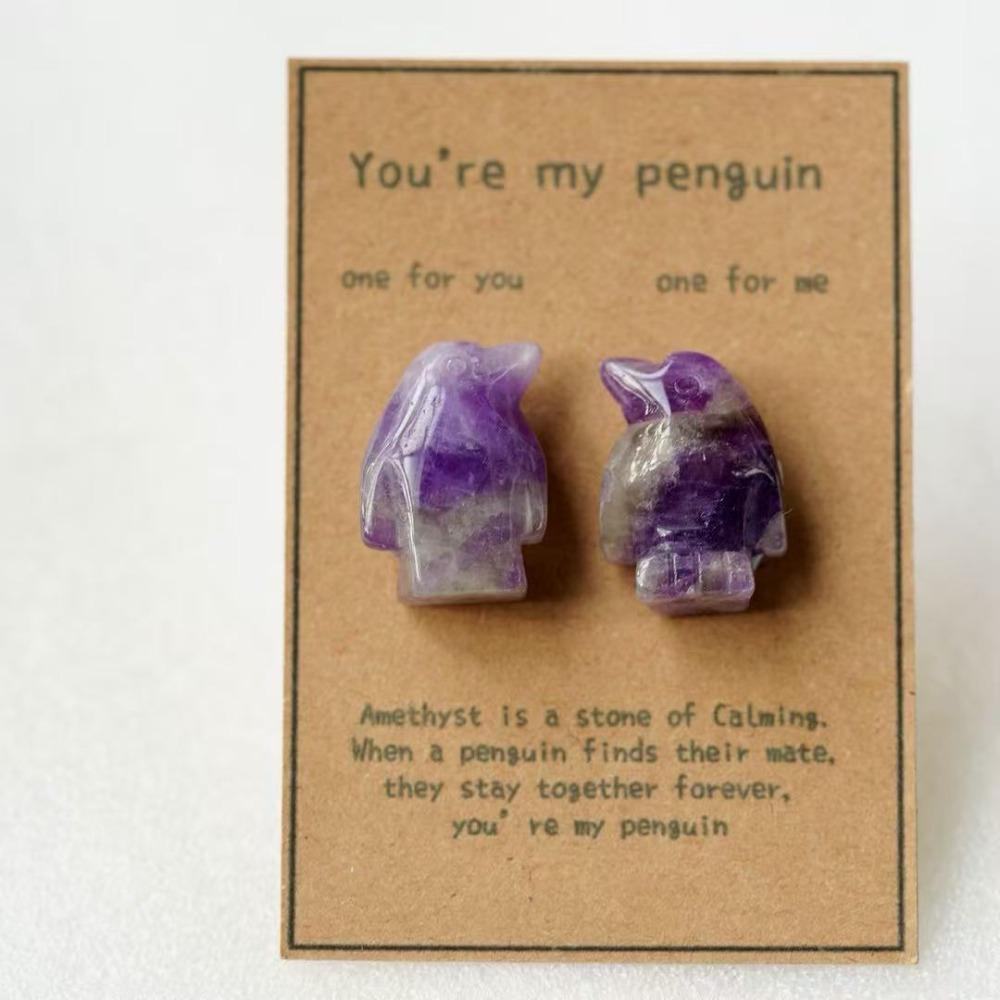 1 Paar Romantischer Stil Pinguin Geschenk Andenken Qualität Pinguinform Jubiläumsgeschenk Passendes Paar Andenken Für Ihn & Sie