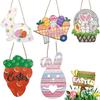 Wooden Hanging Door Sign Lovely Spring Celebration Sign Easter Wood Pendant