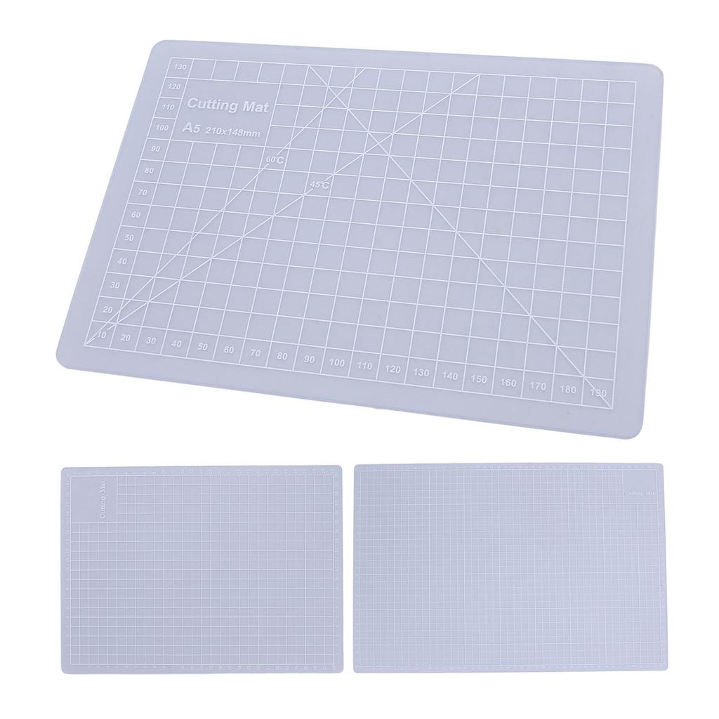 Transparent Cutting Mat Composite PVC Versatile Non Slip Pad Board for Crafting Writing Painting