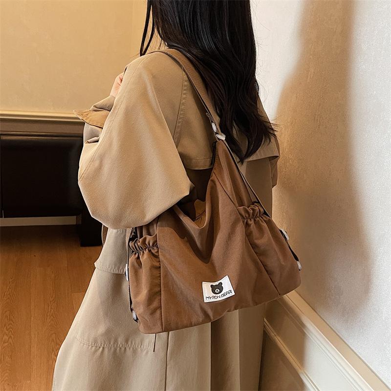 Nylon Lightweight Shoulder Bag Women's Commuter Multi-function Crossbody Bag