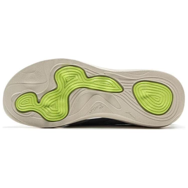New LiNing SOFT GO 2 Cushioning, Slip Resistant, And Abrasion Resistant Low Top Casual Shoes Men's Blue Gray AGLV005-6