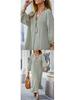 New Women's Cotton Linen Long Sleeve Cardigan Dress for Autumn and Winter