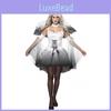 S-xxxl Spooky Ghost Bride Outfit For Women Featuring Unique Zombie Design Elements