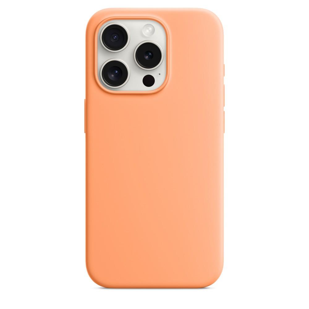 

Unisex Liquid Silicone Magnetic Phone Case for iPhone 15/15 Pro Max, Drop-Proof iPhone 15 Plus