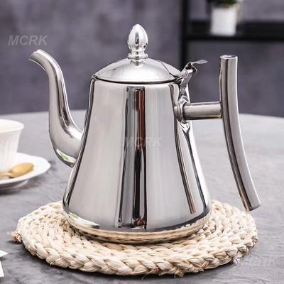1000/1500ml Teapot Stainless Steel Royal Tea Pot With Tea Strainer Golden Silver Kettle With Tea Infuser Oolong Flower Tea Pot