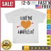 I Love You A Waffle Lot Valentines Day Love Funny Meme Heart T Shirt Mens Womens Tees Top Men Women
