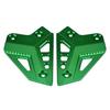 Motorcycle Footrest Foot Peg Protector Heel Protective Cover Guard for Z900 2017 Green