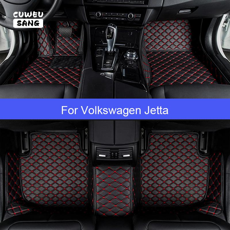 

CUWEUSANG автомобильные коврики для VW Jetta Foot Coche аксессуары авто 2 ROWS