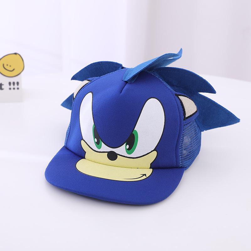Sonic the Hedgehog Kids Baseball Cap - Cartoon Design for Spring & Autumn, Sun Protection