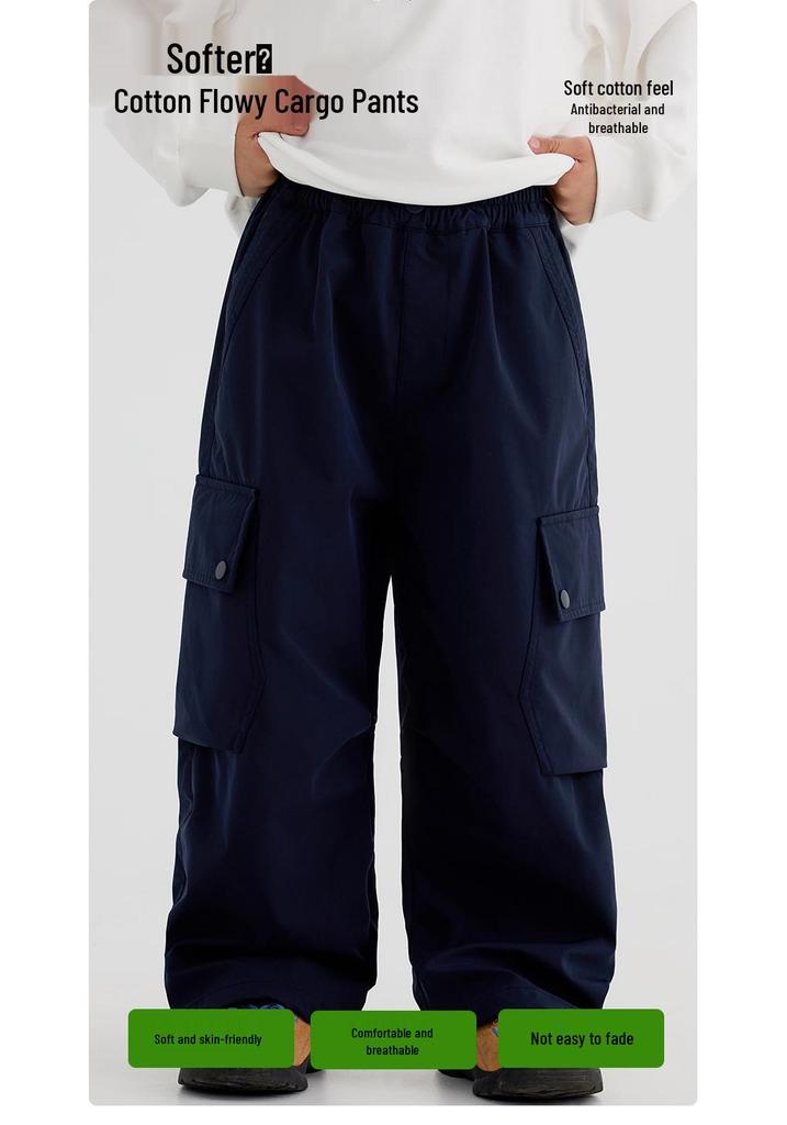 Boys' Autumn Windproof Paratrooper Sports Pants 2026