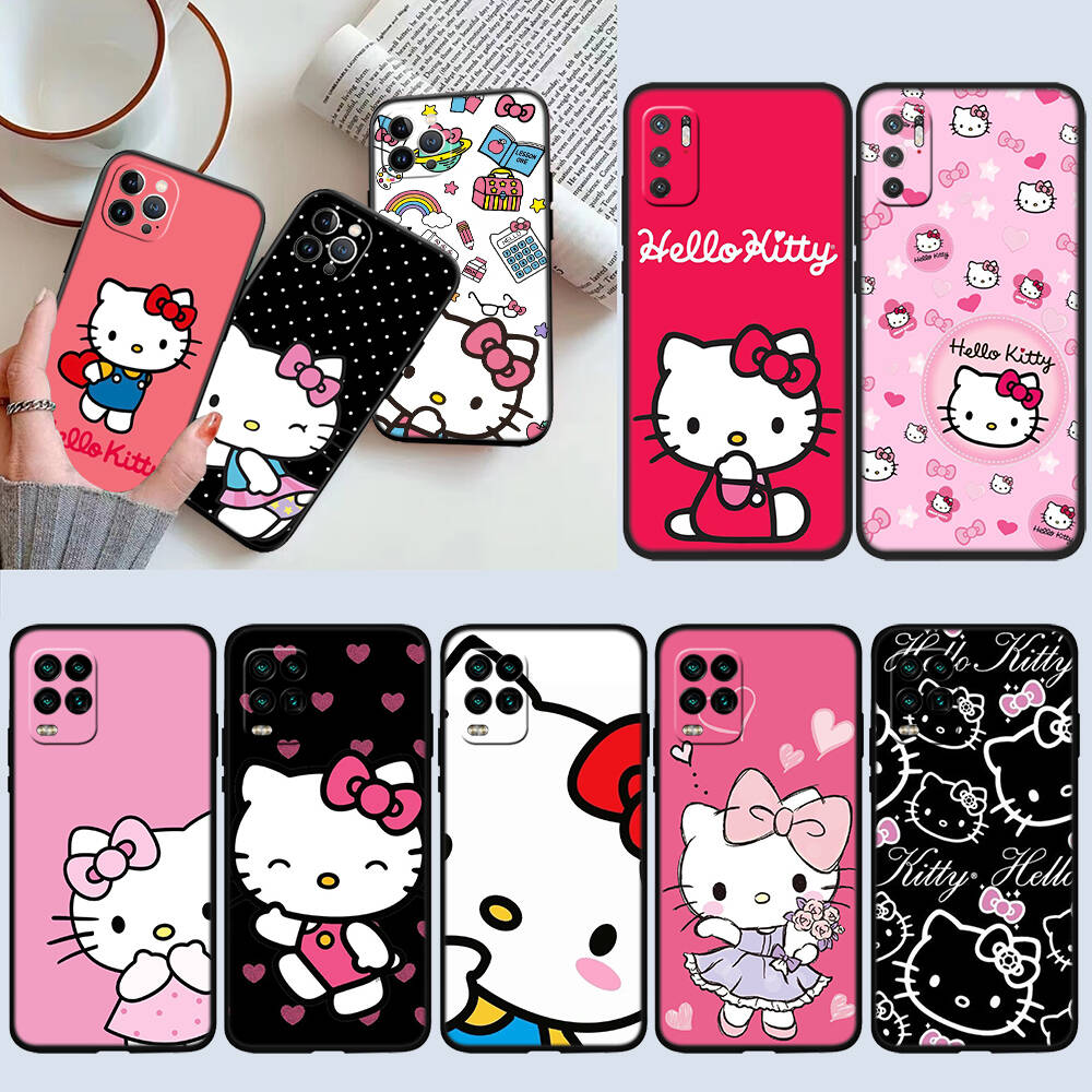 New Hello Kitty Case for Samsung Note 20 10 S25 Plus Ultra Lite FE M20 M21 M30 M31 M51 A11 A26 A51 A52 A53 A56 A70 A71 A72 A73