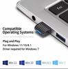 USB Bluetooth 5.4 Audio Adapter Bluetooth Receiver & Transmitter USB 5.4 Dongle for Bluetooth Keyboard/Mouse/Headphone/Speaker/Printer