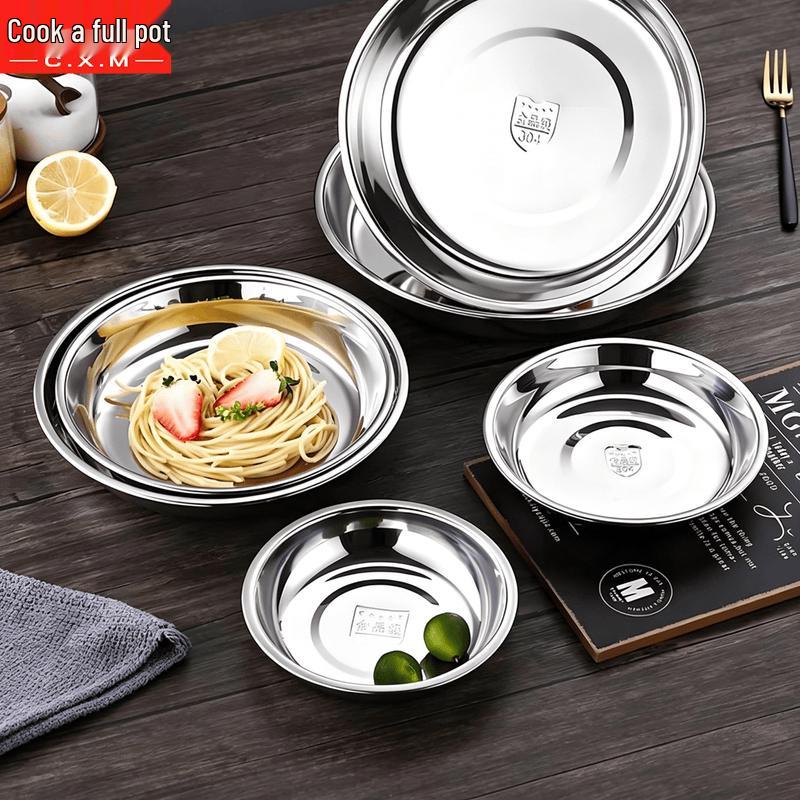 Chuixiaoman 304 Stainless Steel Round Multipurpose Plate