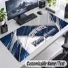 Custom Name Text Mouse Pad Dallas Cowboys Personalized Desk Pad For Work And Gaming