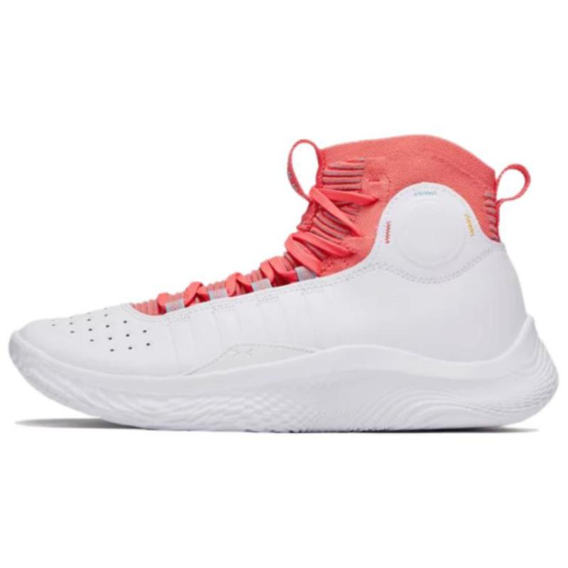 

Under Armour Curry 4 FloTro White Red Sneakers 3024861-100 43