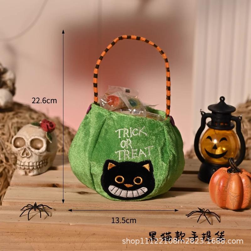 Pumpkin Trick-or-Treat Bag: Halloween Gift & Decoration for Kids
