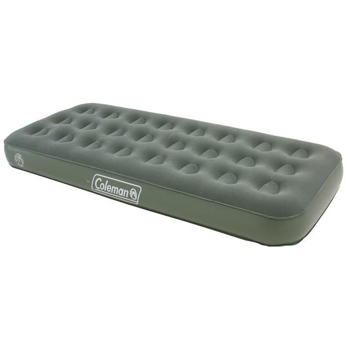 Lit de camping - coleman - comfort femme - 1 place - 188 x 82 x 22 cm - matelas gonflable