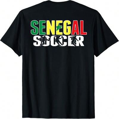 Senegal Soccer Fans Jersey - Senegalese Flag Football Lovers T-Shirt(1)