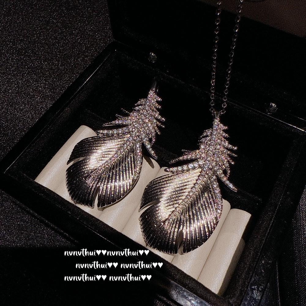 Bright Star Hippo Eye Water Drop Gem Earrings, Sparkling, Curved Ladder Square Zircon Earrings, Wing Brooch