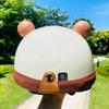 2Pcs Motorcycle Helmet Decoration Cute Bear Ears Stickers Decor Electric Bike Cute Multicolor Motorcycle Helmets Accessories