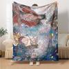 Name Custom Xie Lian and Hua Cheng Print Flannel Blanket High Quality Warm Comfortable Cover for All Seasons Perfect for Gifts Home Decor
