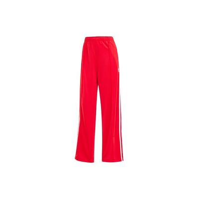 ორიგინალური Firebird სპორტული კოსტუმის ფხვიერი ქვედაბოლოები სამზოლიანი ლოგოთი და ელასტიური წელის ქალის ქვედაბოლო წითელი IP0632