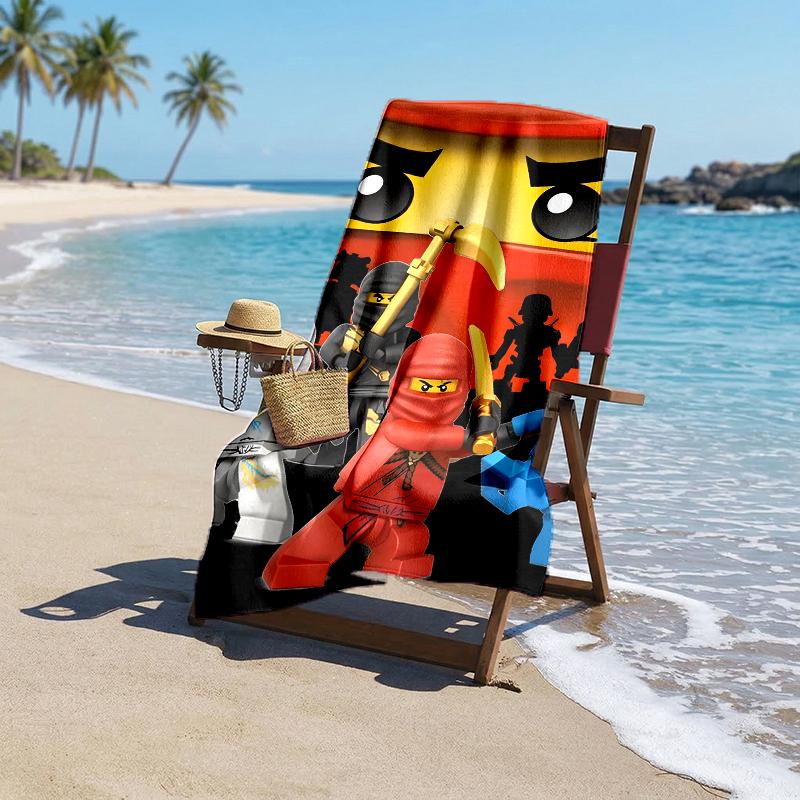 Ninja Fashion Beach Towel: Ideal for Summer Adventures Soft, absorbent and quick drying suitable for swimming and bathing
