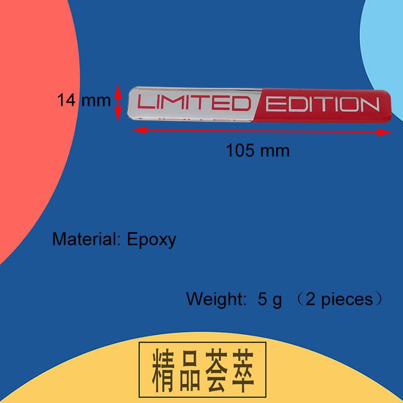 Premium LIMITED EDITION for Laptop Wall SUV Off Road car Engine Hood Fender trunk Tail Rear Decal Emblem Badge Sticker