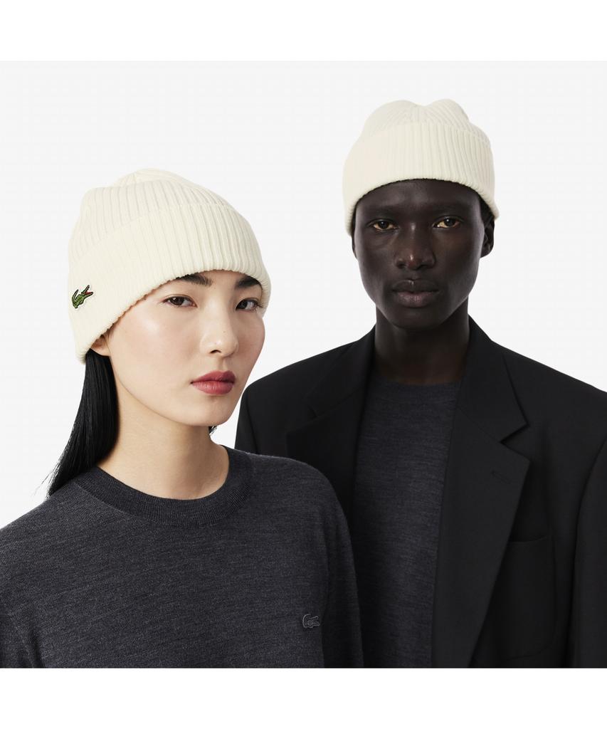 LACOSTE Unisex Wool Rib Beanie Rb0001-55N 70V